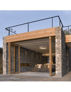 Plafón de techo LED grande Kilimanjaro natural dimmable de 50W 2