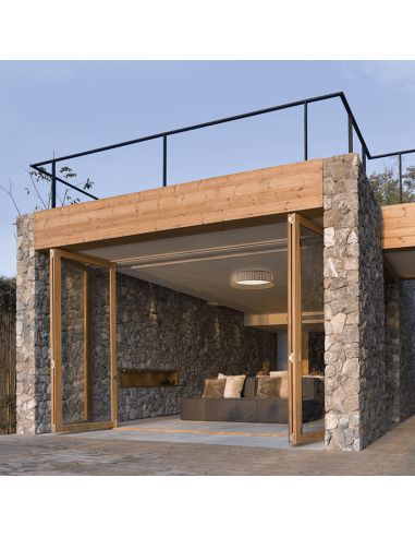 Luz de teto LED natural grande ambiente regulável de 50 W Kilimanjaro