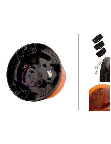 Rotativo LED de destellos sujección 3 Tornillos Rota-LED de Hella 12V/24V 2XD 013 979-001 Hella | LeonLeds
