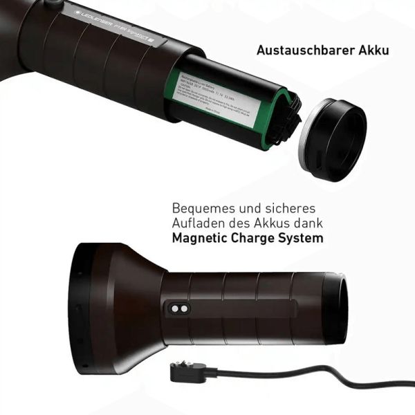 Batería Linterna LED muy potente 4500Lm y hasta 720 metros de alcance P18R Signature LedLenser | LeonLeds