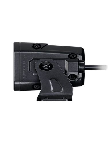 Barre LED pour autoroute 7" ECE 30 24,8 cm 2 100 lm 12/24 V 1FJ 358 196-451 double rangée 5 700 K Black Magic Hella | LeonLeds