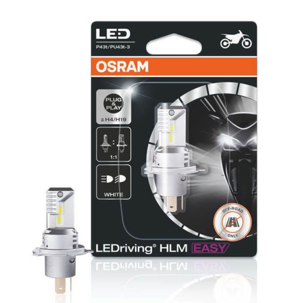 Ampoule LED H4/H19 pour moto 12V Sans transformateur Plug & Play LEDriving HL EASY 64193DWESY 4062172321525 | leonleds