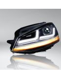 Pack de Phares Avant LED Chromés Golf VII LEDriving 2 LEDHL104-CM (2012-2016) Avant Restyling Avec Osram Xenon | LéonLeds