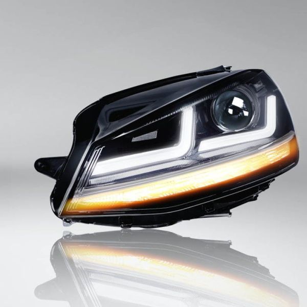 Pack de Phares Avant LED Chromés Golf VII LEDriving 2 LEDHL104-CM (2012-2016) Avant Restyling Avec Osram Xenon | LéonLeds