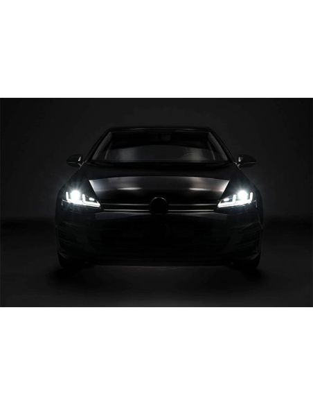 Faros LED delanteros Golf VII LEDriving Cromado Pack 2 LEDHL104-CM (2012-2016) Antes Res-tyling Con Xenón Osram | LeonLeds