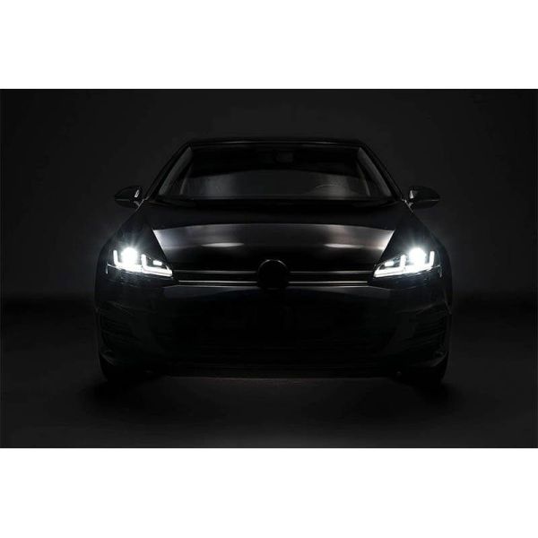 Pack de Phares Avant LED Chromés Golf VII LEDriving 2 LEDHL104-CM (2012-2016) Avant Restyling Avec Osram Xenon | LéonLeds