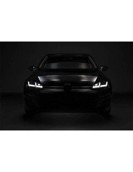 Pack de Phares Avant LED Chromés Golf VII LEDriving 2 LEDHL104-CM (2012-2016) Avant Restyling Avec Osram Xenon | LéonLeds