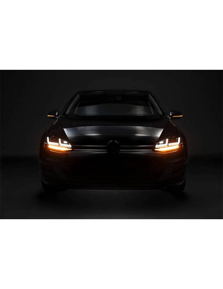 Pack de Phares Avant LED Chromés Golf VII LEDriving 2 LEDHL104-CM (2012-2016) Avant Restyling Avec Osram Xenon | LéonLeds