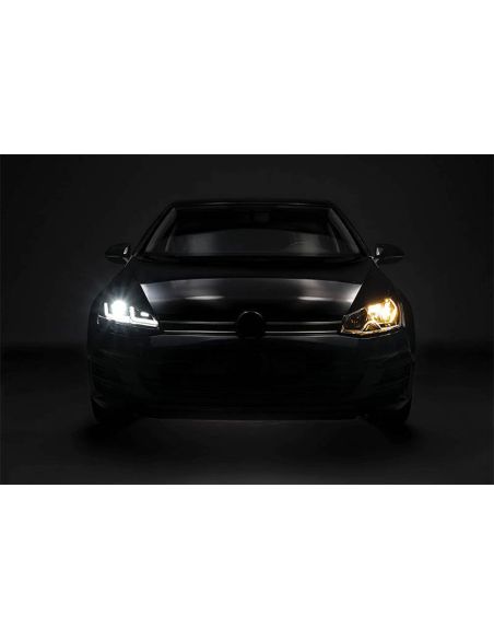 Faros LED delanteros Golf VII LEDriving GTI Pack 2 LEDHL104-GTI (2012-2016) Antes Res-tyling Con Xenón Osram | LeonLeds