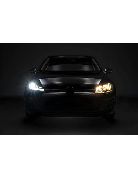 Faros LED delanteros Golf VII LEDriving GTI Pack 2 LEDHL104-GTI (2012-2016) Antes Res-tyling Con Xenón Osram | LeonLeds