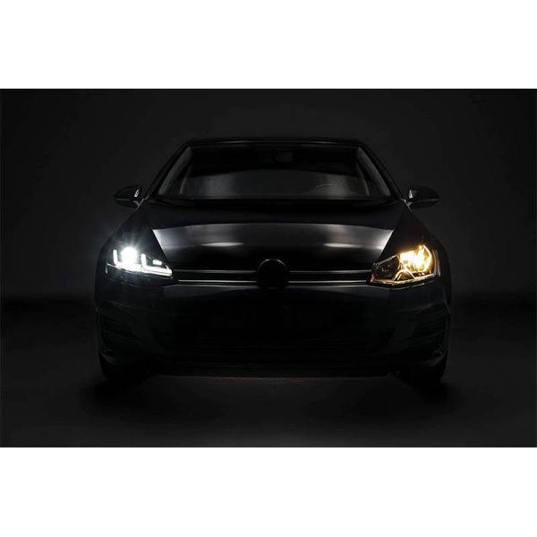 Faróis LED Golf VII LEDriving Look GTI Pack 2 LEDHL104-GTI (2012-2016) Antes de remodelar com Osram Xenon | LeonLeds