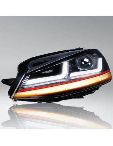 Faróis LED Golf VII LEDriving Look GTI Pack 2 LEDHL104-GTI (2012-2016) Antes de remodelar com Osram Xenon | LeonLeds