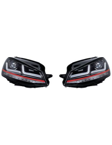 Phares LED Golf VII LEDriving Look GTI Pack 2 LEDHL104-GTI (2012-2016) Avant Res-tyling Avec Osram Xenon | LéonLeds