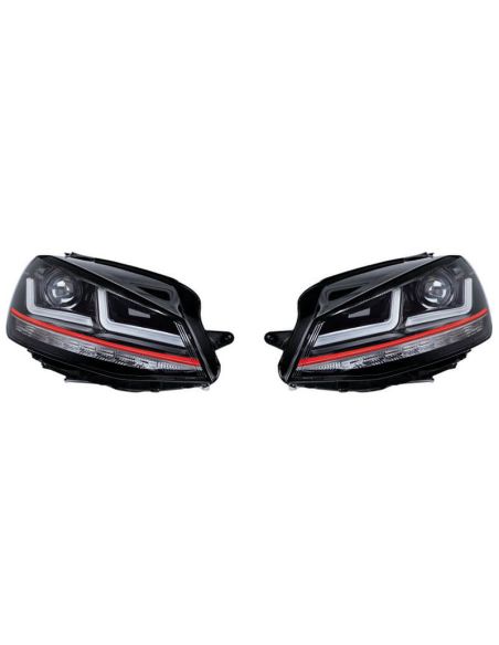 Faróis LED Golf VII LEDriving Look GTI Pack 2 LEDHL104-GTI (2012-2016) Antes de remodelar com Osram Xenon | LeonLeds