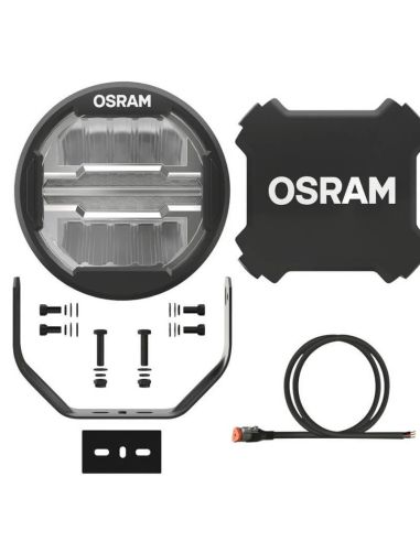 Phare LED puissant avec feu de position Homologué 60W / 2.5W Cube MX260-CB Osram | leonleds