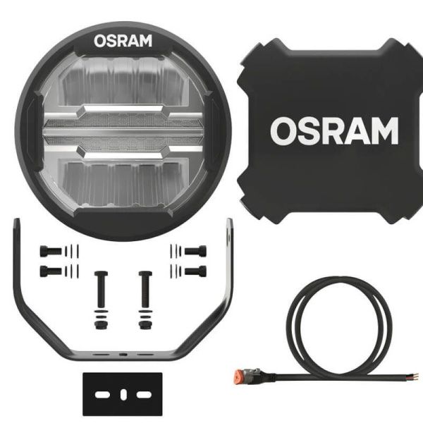 Phare LED puissant avec feu de position Homologué 60W / 2.5W Cube MX260-CB Osram | leonleds