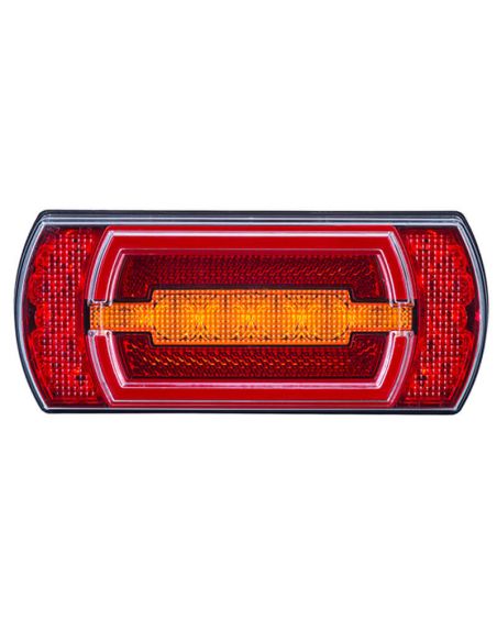 Piloto Trasero LED rectangular con luz de posición Neon con cable 5 Funciones R1 S1 2A AR F1 Horpol | LeonLeds