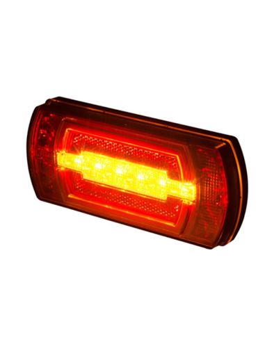 Pisca-pisca retangular LED com luz de posição Neon com cabo 5 Funções R1 S1 2A AR F1 Horpol | leonleds