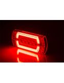 Position Neon Rectangular LED Feu arrière avec feu de position Neon avec câble 5 Fonctions R1 S1 2A AR F1 Horpol | leonleds