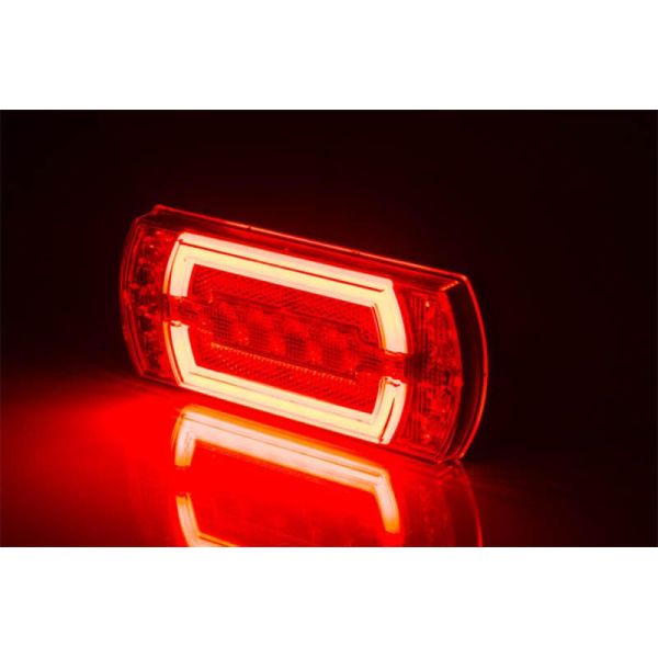 Position Neon Rectangular LED Feu arrière avec feu de position Neon avec câble 5 Fonctions R1 S1 2A AR F1 Horpol | leonleds
