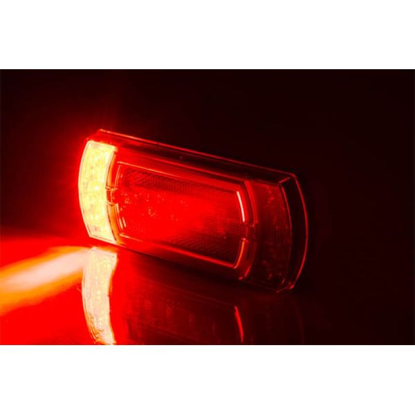 Niebla Piloto Trasero LED rectangular con luz de posición Neon con cable 5 Funciones R1 S1 2A AR F1 Horpol | LeonLeds