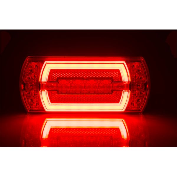 Position Neon Rectangular LED Feu arrière avec feu de position Neon avec câble 5 Fonctions R1 S1 2A AR F1 Horpol | leonleds