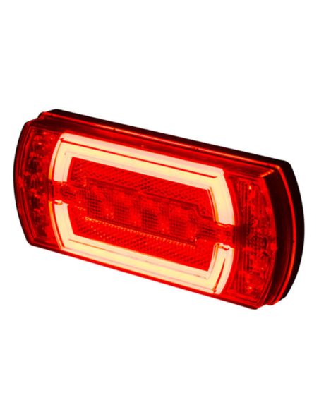 Position Neon Rectangular LED Feu arrière avec feu de position Neon avec câble 5 Fonctions R1 S1 2A AR F1 Horpol | leonleds