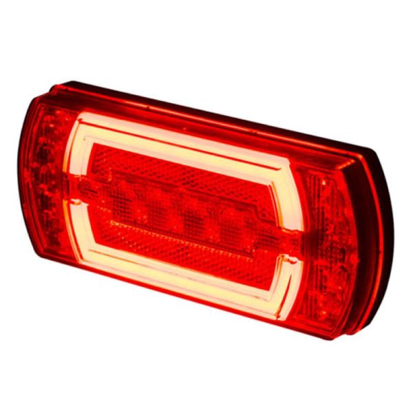 Position Neon Rectangular LED Feu arrière avec feu de position Neon avec câble 5 Fonctions R1 S1 2A AR F1 Horpol | leonleds