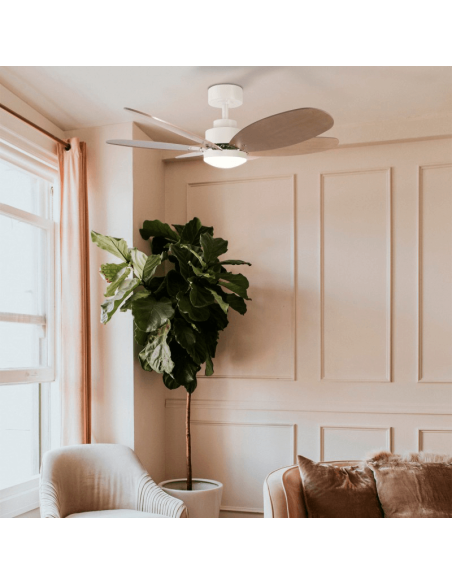 Ventilateur de plafond Rainbow M, LED 18W DC moteur Environnement