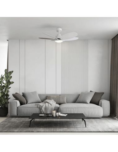 Ventilateur de plafond Rainbow M, LED 18W DC moteur photo Environnement