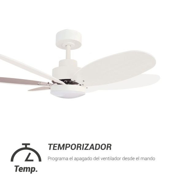 Ventilateur de plafond Rainbow M, minuterie de moteur CC à DEL 18 W
