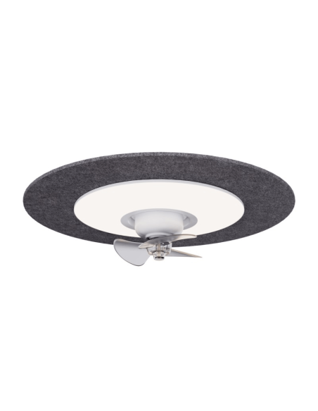 Plafón LED Ventilador Fono azul con reducción de ruido