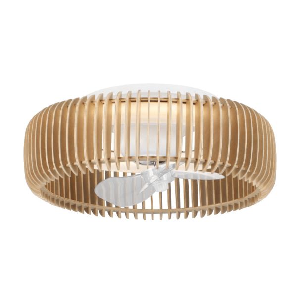 Ventilador de Techo LED con pantalla de madera Daya DC