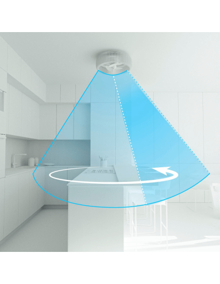 Ventilador de Techo LED con pantalla de madera Daya DC flujo de aire