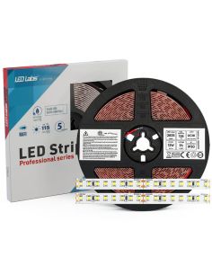 Bande LED 2835 12W/m 24V IP20 5Mètres 115Lm/w Pro Line Garantie 5 Ans LedLabs | leonleds
