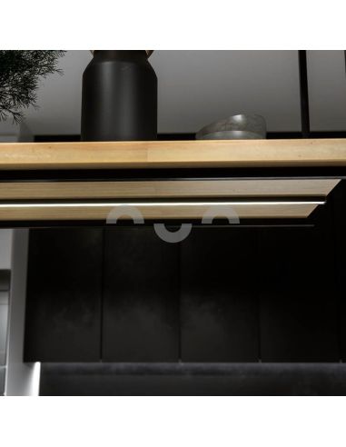 Perfil de Aluminio de Superficie para doble Tira LED ´Dual` 2,02 Metros Lumines | LeonLeds