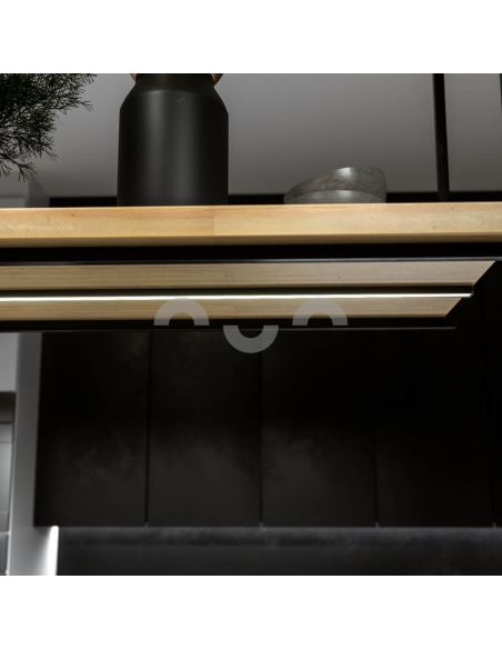 Perfil de Aluminio de Superficie para doble Tira LED ´Dual` 2,02 Metros Lumines | LeonLeds