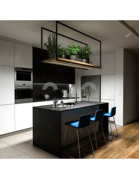 Profilé en aluminium de surface pour bande LED double 'Dual' 2,02 Lumines Mètres | leonleds