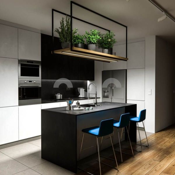 Profilé en aluminium de surface pour bande LED double 'Dual' 2,02 Lumines Mètres | leonleds