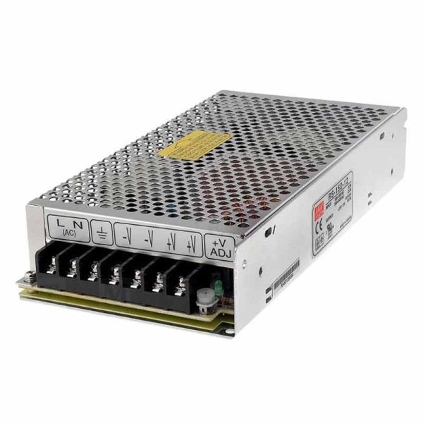 Transformateur de bande LED RS 150-12 Alimentation Mean Well | leonleds