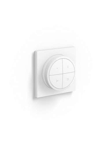 Soporte pared inalámbrico Philips Hue tap switch 4 botones y 1 selector color blanco