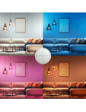 Soporte pared inalámbrico Philips Hue tap switch 4 botones y 1 selector color blanco colores de luz disponibles