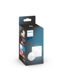 Soporte pared inalámbrico Philips Hue tap switch 4 botones y 1 selector color blanco caja producto