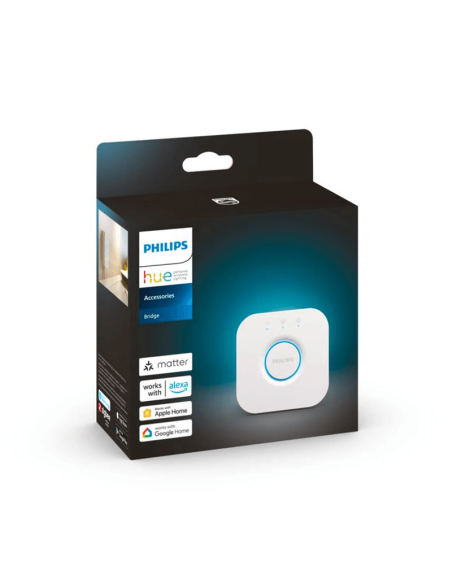 Hue Bridge Philips Controlador de Iluminación inteligente caja producto | LeonLeds