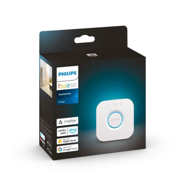 Hue Bridge Philips Controlador de Iluminación inteligente caja producto | LeonLeds