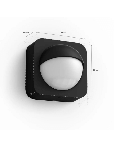 Medições de cor preta do sensor externo Philips Hue IP54