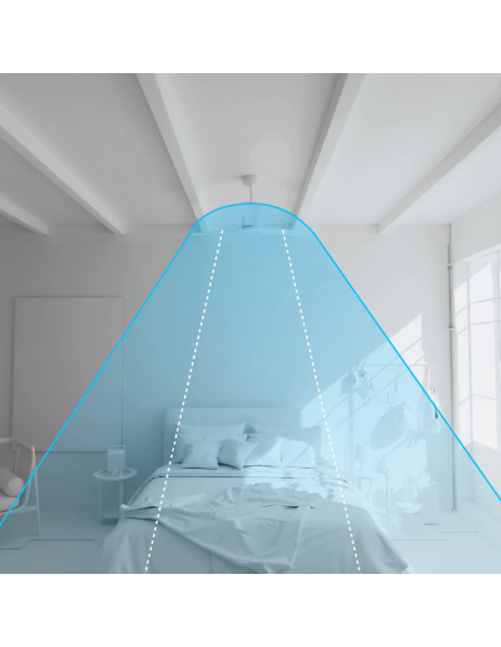 Ventilador de Techo LED Robb blanco dimable IP20 DC flujo de aire