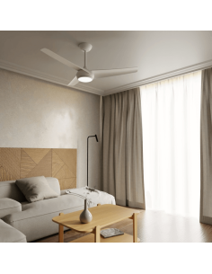 Ventilateur de plafond Robb LED blanc dimmable IP20 DC 2