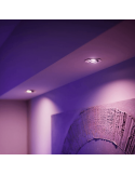 Bombilla inteligente LED Philips Hue White and Color Ambiance GU10 5,7W 2000K-6500K RGB Pack2 foto ambiente RGB