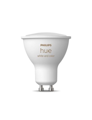 Ampoule LED intelligente Philips Hue White and Color Ambiance GU10 5,7 W 2000K-6500K RVB